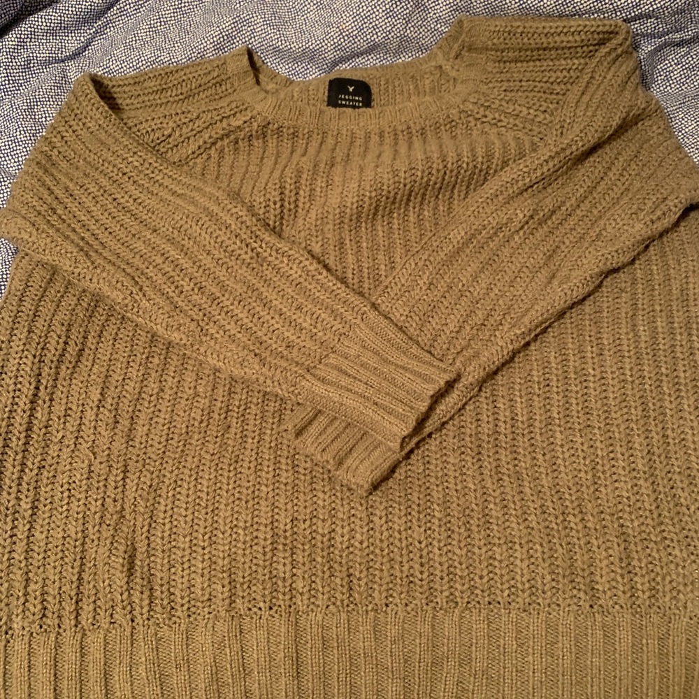 American Eagle cable knit jegging sweater